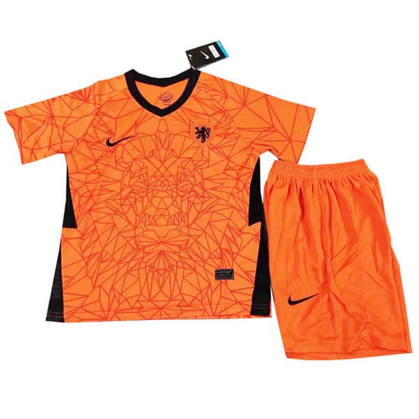 Camiseta Países Bajos 1ª Kit Niño 2020 Naranja